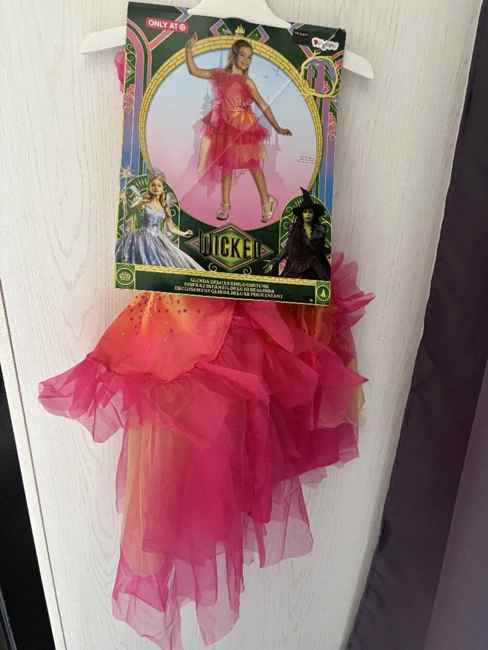 Wicked Glinda Halloween Costume 10/12 Dress Pink Upland Oz Movie Musical Girls